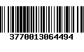 Código de Barras 3770013064494