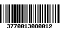 Código de Barras 3770013080012