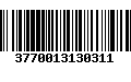 Código de Barras 3770013130311