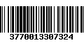 Código de Barras 3770013307324