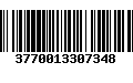 Código de Barras 3770013307348