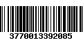 Código de Barras 3770013392085