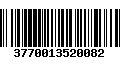 Código de Barras 3770013520082