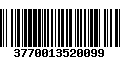 Código de Barras 3770013520099