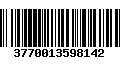 Código de Barras 3770013598142