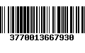 Código de Barras 3770013667930