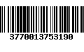 Código de Barras 3770013753190