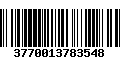 Código de Barras 3770013783548