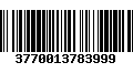 Código de Barras 3770013783999