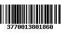 Código de Barras 3770013801860