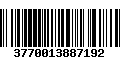 Código de Barras 3770013887192