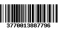 Código de Barras 3770013887796