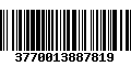 Código de Barras 3770013887819