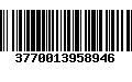 Código de Barras 3770013958946