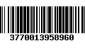 Código de Barras 3770013958960