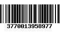 Código de Barras 3770013958977