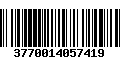 Código de Barras 3770014057419