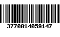 Código de Barras 3770014059147