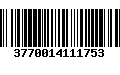 Código de Barras 3770014111753