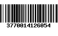 Código de Barras 3770014126054