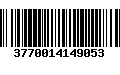 Código de Barras 3770014149053