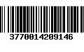 Código de Barras 3770014209146