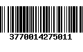 Código de Barras 3770014275011