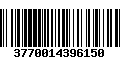 Código de Barras 3770014396150