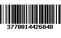 Código de Barras 3770014426048