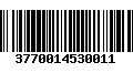 Código de Barras 3770014530011