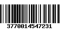 Código de Barras 3770014547231