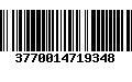 Código de Barras 3770014719348