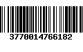 Código de Barras 3770014766182