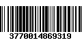 Código de Barras 3770014869319