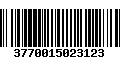 Código de Barras 3770015023123