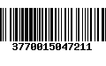 Código de Barras 3770015047211