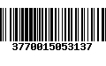 Código de Barras 3770015053137