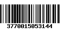 Código de Barras 3770015053144