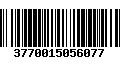 Código de Barras 3770015056077