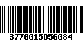 Código de Barras 3770015056084