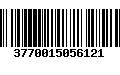 Código de Barras 3770015056121