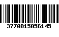 Código de Barras 3770015056145