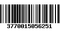 Código de Barras 3770015056251