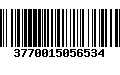 Código de Barras 3770015056534