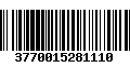 Código de Barras 3770015281110