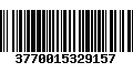 Código de Barras 3770015329157