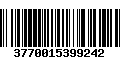 Código de Barras 3770015399242