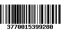 Código de Barras 3770015399280