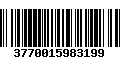 Código de Barras 3770015983199