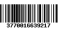 Código de Barras 3770016639217